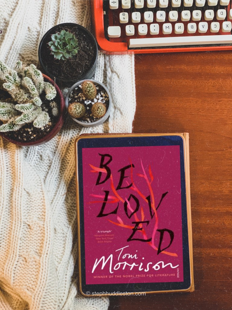 An image of the cover of 'Beloved' by author Toni Morrison